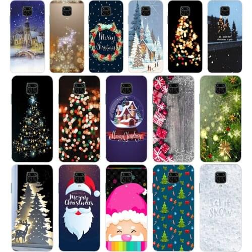 23 christmas lights gift gift Soft Silicone Tpu Cover phone Case for Xiaomi Redmi 9 9A Note 9 9 Pro MI 9 SE Lite case