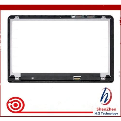 For HP Pavilion x360 15-bk020wm 15-bk062sa 15-bk010nr 15-bk193ms 15-bk101la Touch Glass Digitizer LCD Screen Assembly Bezel