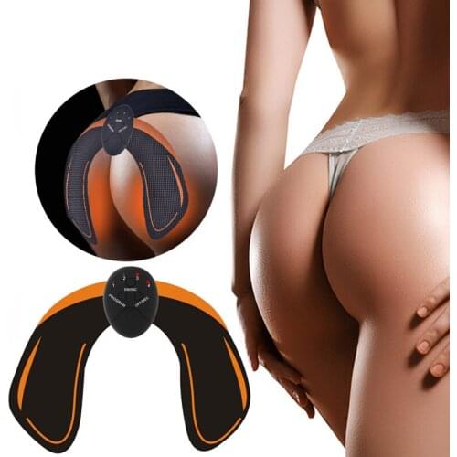 Electric EMS Butt Muscle Stimulator Wireless Buttocks Hip Waist Trainer ABS Fitness Exercise Body Slimming Massager