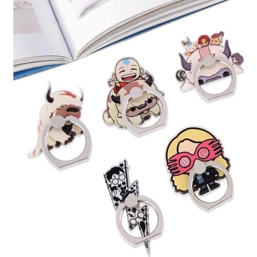 ER1268 Magic Story Cartoon Girl Universal Creative Mobile Phone Ring Stand Anti-drop Ring Buckle Lazy Bracket Phone Accessories