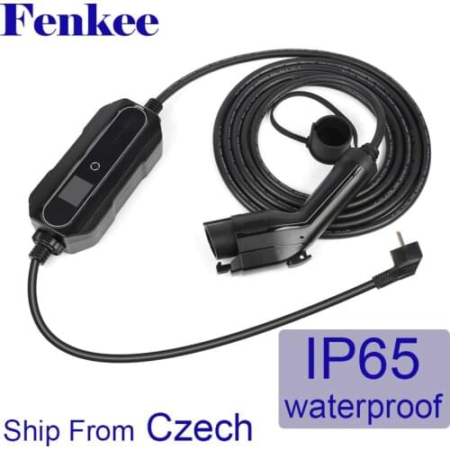 J1772 Type 1 EV Charger Switchable 16A Electric Car Charger Cable Schuko Plug EVSE