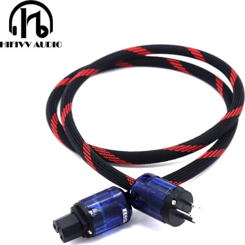 Hifivv audio hifi AC Power Cable for amplifier Power Cord of American Standard Plug 10mm wire