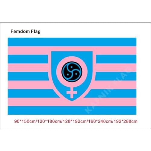 KAFNIK,90*150cm/128*192cm/192*288cm (2*3ft/3*5ft) Femdom flag for Event/party/home Decorative Flags