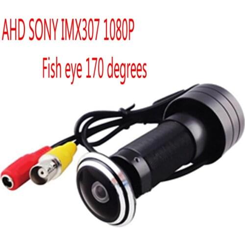 1080P 2MP HD Indoor Door Eye Peephole Color AHD Home Security Camera SONY IMX307 Chip 0.0001Lux Fish Eye Surveillance Camera