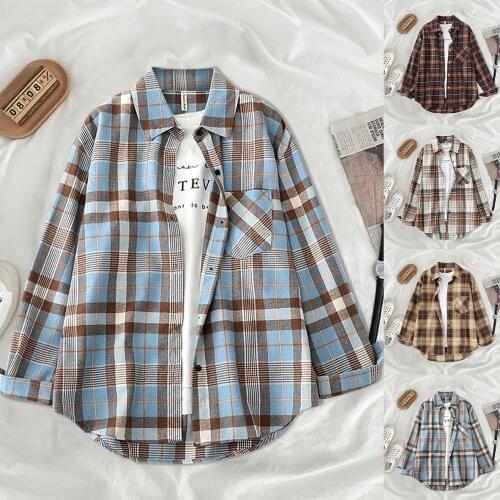 KANCOOL Women's Plaid Shirts