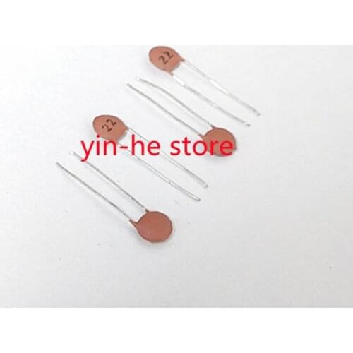 Ceramics capacitors 50 v 22 pf 22 p disk ceramic dielectric capacitors 100PCS