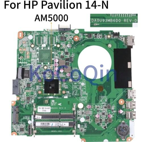 KoCoQin Laptop motherboard For HP Pavilion 14-N 14-F 14' Inch AM5000 Mainboard DA0U93MB6D0