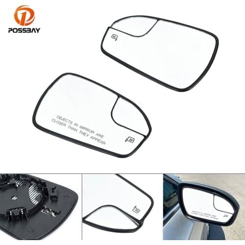 2Pcs Heated Front Side Rearview Wing Mirror Glass Door Side Mirror DS7Z17K707F DS7Z17K707A for Ford Fusion USA Version 2013-2020