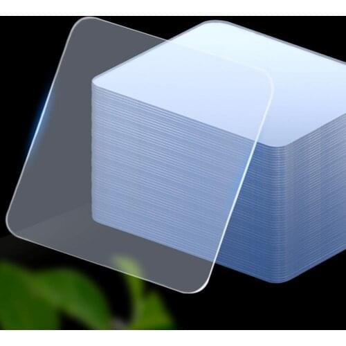 10Pcs Multifunction Kitchen Double Sided Adhesive Stickers Free Punching PVC No Traces Tape Bathroom Non-marking Glue Stickers
