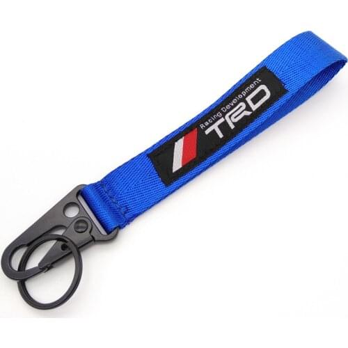 Fashion Style For Trd Cellphone Lanyard Racing Car Keychain ID Card Neck Strap Embroidered Key Ring 4S Shop Small Gift