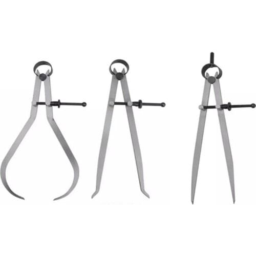 Spring Inside Outside Divider Caliper Set Measures 8 inch Machinist Tools 3-pack