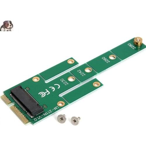 NGFF M.2 B+M Key MSATA Mini PCI-E PCI-Express SATA 3.0 SSD Male Converter Adapter Card For 2242/2260/2280 M2 NGFF SSD Newest