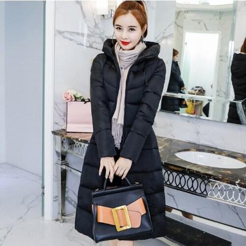 Back Winter Ji Hanban New Pattern Down Cotton Thickening Keep Warm Korean Easy Bread Clothes Stand Lead Long Fund Loose Coat