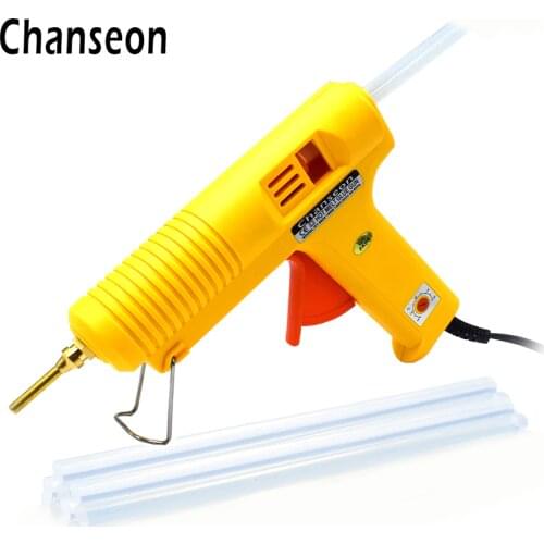 150W Hot Melt Glue Gun 11mm Glue Stick Industrial Adjustable Temperature Guns Thermo EU/US Gluegun Heat Temperature DIY Tool