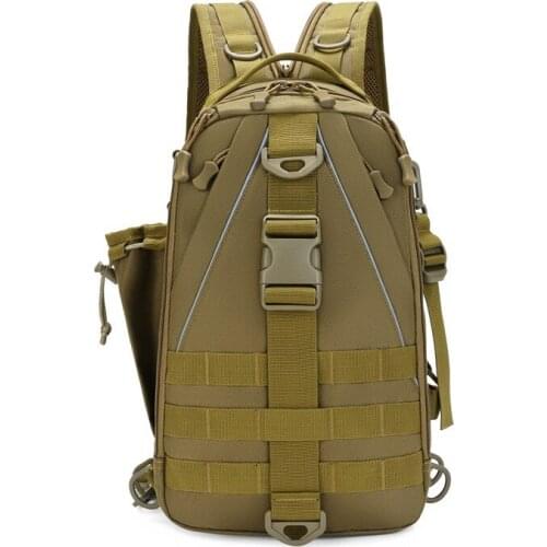 Mountaineering backpack army fan outdoor hiking backpack tactics single backpack mens and womens sports bag cross bag