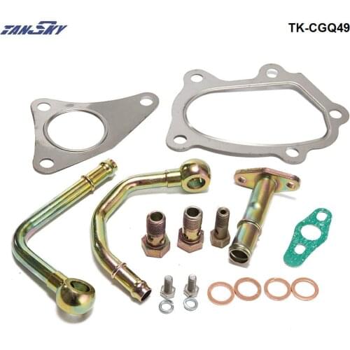 Turbo Oil Water Gasket Line Kit For Mitsubishi TD05H / TD06 Turbo TK-CGQ49