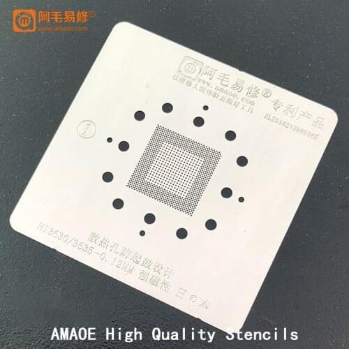 Universal for Android BGA Reballing reball Stencil for CPU HI3630/3635/3650/3660 Lower level HI3650 upper layer