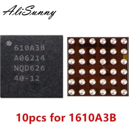 AliSunny 10pcs U2 Charging iC for iPhone 7 Plus 7P 7G Charger ic 1610A3B Chip U4001 36Pin on Board Ball 610A3B Repair Parts
