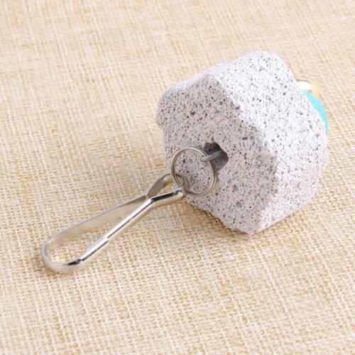 Parrot Mouth Grinding Stone Molars Stone Hanging String Chewing Toy For Birds