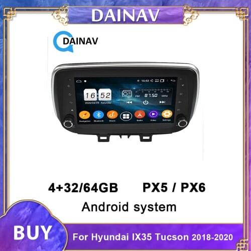2 din stereo receiver car gps navigation Multimedia player for Hyundai IX35 Tucson 2018 2019 2020 Car Audio Radio Stereo