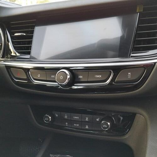 Accessories for Buick Regal Opel Insignia 2017-2020 Inerior Conditioning Switch Panel Stainless steel Trim