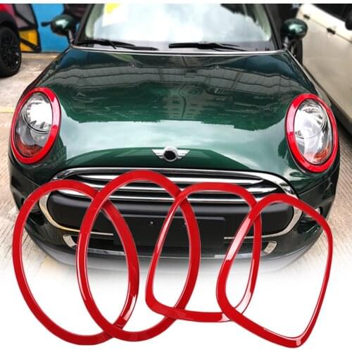 Car Headlight Head Tail Rear Lamps Frame Ring Covers Stickers Housing For Mini Cooper One JCW F55 F56 Car-styling Accessories