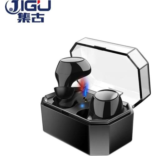 JIGU Y6 Bluetooth V5.0 Earphones Wireless earphone Voice control Bluetooth 5.0 Noise reduction Tap Control