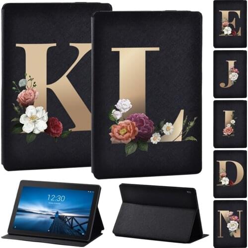 Tablet Case for Lenovo Tab E10 10.1 Inch/Lenovo Tab M10 10.1 Inch Leather Protective Folio Shell Cover + Free Stylus