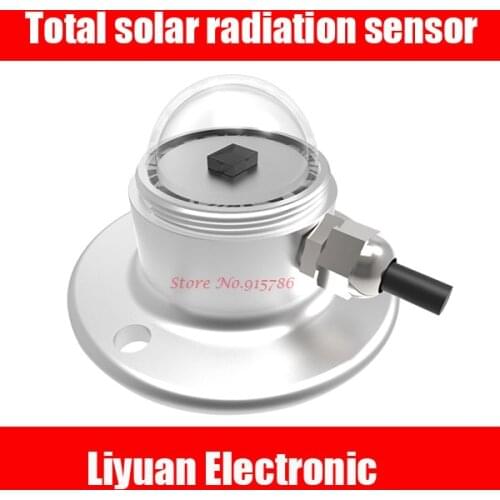 Total solar radiation sensor 1500W analog light radiation transmitter meteorological outdoor reflection scattering detector