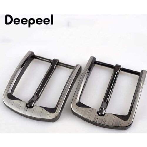 Deepeel 2/5pcs 40MM Solid Brushed Metal Belt Buckle Mens Women Buckles for 38-39mm New Leather Craft Jeans Waist Accessory ZK897