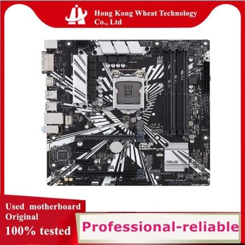For ASUS PRIME Z390M-PLUS Motherboard Socket LGA 1151 DDR4 M.2 nvme ssd For Intel Z390 Original Desktop Used Mainboard
