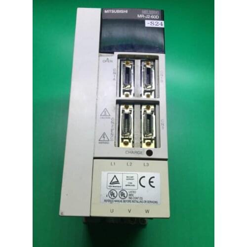 MR-J2-60D-S24 servo driver , used in good condition . 80% appearance new , good working , free shipping