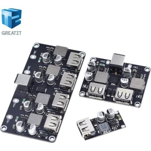 GREATZT USB QC3.0 QC2.0 USB DC-DC Buck Converter Charging Step Down Module 6-32V 9V12V24V to Fast Quick Charger Circuit Board 5V