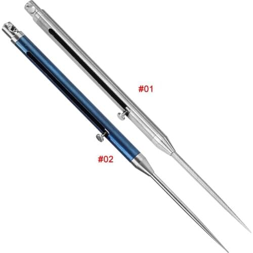 Multifunctional Fruit Pick Waterproof Titanium Alloy Spring Toothpick Cartridge New and High Quality Travel Supplies 75x5x5mm