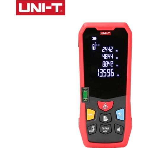 UNI-T LM Series Laser Distance Meters LM40 LM50 LM60 Millimeter Accuracy Physical Leveler Multiple Angle HD Display