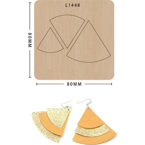 New 2021 Wooden Die Earring Mould Cutting Dies For Scrapbooking Suitable For Common Die-cutting Machines In The Market