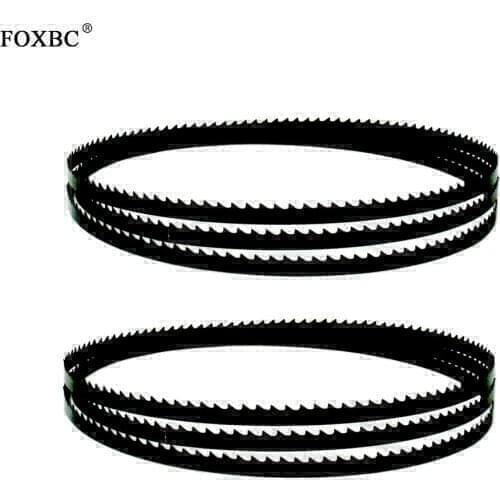 FOXBC Bandsaw Blades 1445x13x0.5mm 14TPI Carbon Band Saw Blade Woodworking Tools Accessories 2pcs