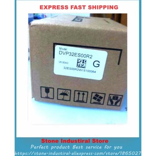 DVP32ES00R2 PLC New Original Programmable Controllers 100-240V AC 16DI 16DO 32 Point Relay Out In Box