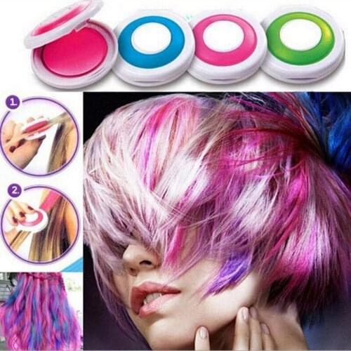 Dropship 4 colors Hair Color Hair Chalk Powder European Temporary Pastel Hair Dye Color Paint Beauty Soft Pastels Salon
