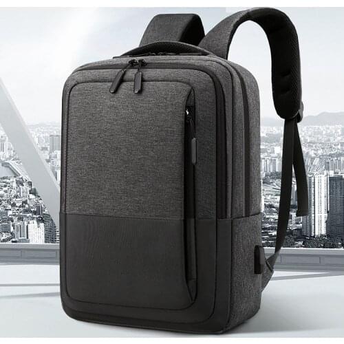 IKE MARTI Laptop Backpack Business Male Mochila Waterproof 15.6 USB Charging Anti Theft College Travel School Backpack For Men