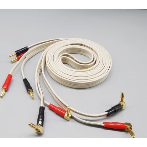 1 Pair CK2 Audio Line 420 core + 420 core 4N oxygen-free copper magic sound theater system HiFi speaker line