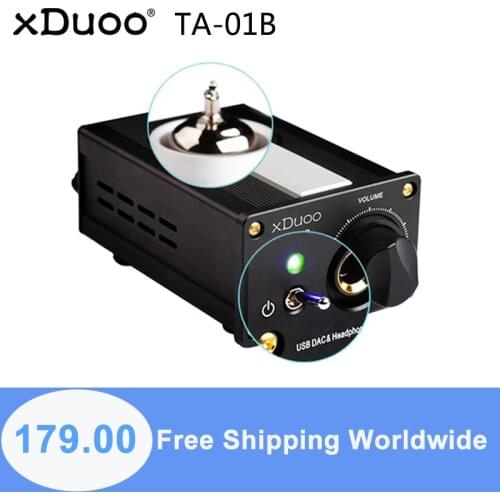 XDUOO TA-01B 12AU7 Tubes Amplifier High Performance HIFI USB DAC Tube Headphone Amplifier