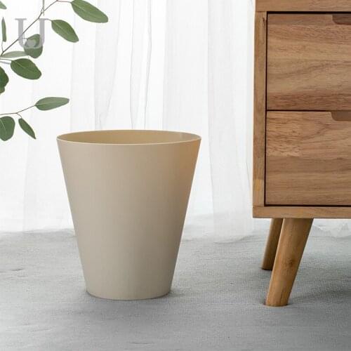 Youpin Jordan&Judy Simple Trash Can Kitchen Bedroom Push Trash Can PP Environmental High Capacity Design Trash Can