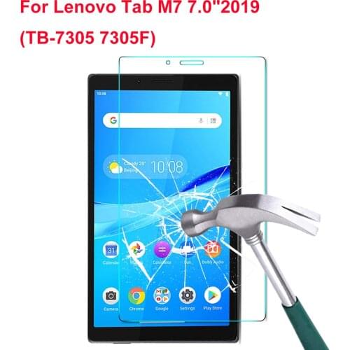 9H Tempered Glass For Lenovo Tab M7 7.0 Inch Screen Protector 2019 TB-7305F 7305 Explosion Proof HD Clear Tablet Protective Film