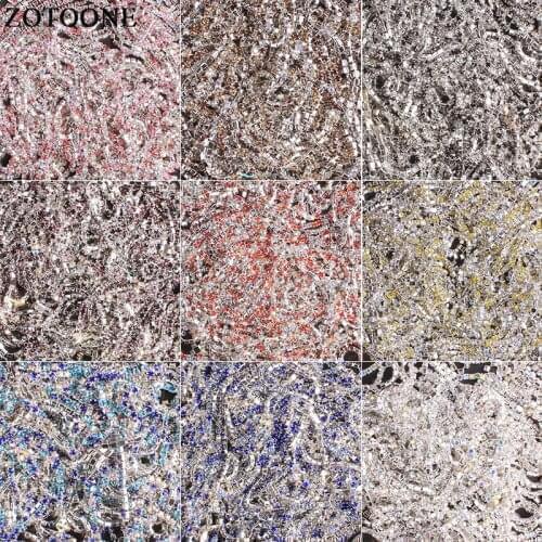 ZOTOONE Mix AB Rhinestone Chain Strass Applique DIY SS10 1Yard Crystal Trim Stones For Clothes Decoration Crystals For Crafts E