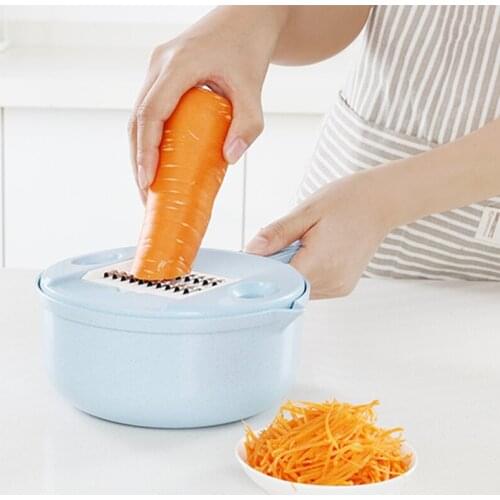 1 X Nicer Quick Dicer Vegetable Cutter Set Stainless Steel Slicer Carrot Potato Multifunctional Kitchen Tool