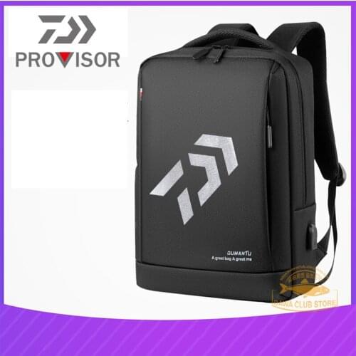 2020 Daiwa New Fashion Mens Large-capacity Backpack Outdoor Sports Fishing Waterproof Oxford Cloth Backpack