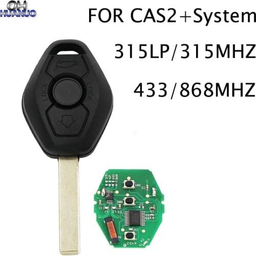 3 Buttons Remote Key 868/434/315MHz OR 315LP for BMW CAS2 5 Series with ID7944 Chip