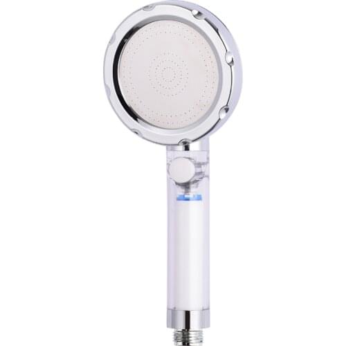 360 Degree Swivil Cotton Fliter High Pressure Eco Friendly Big Rainfall Bathroom Shower Head With One Stop Button