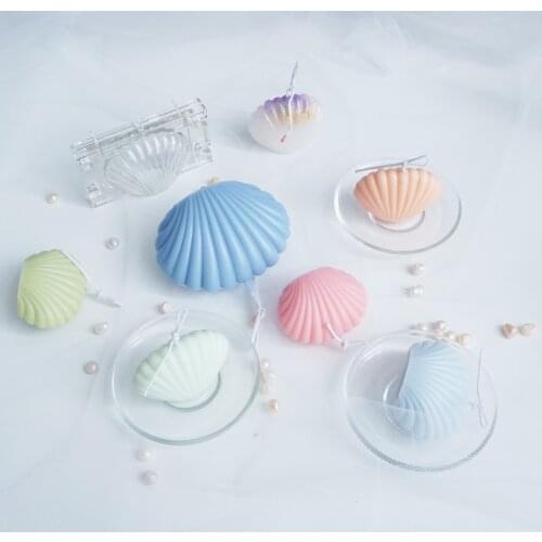 3D Sea Shell Shape Silicone Mold Candle DIY Mold Small Shell Mould For Cake Pastry Baking Decorating Tools